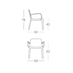 Fauteuil Lounge Extérieur Et Intérieur Ginevra - Scab Design -Magasin À Domicile fauteuil lounge exterieur et interieur ginevra scab design 4