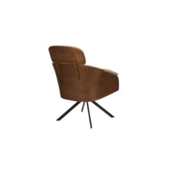 Fauteuil Lounge Rétro Frie Bois Et Simili Cuir | Zuiver -Magasin À Domicile fauteuil lounge retro frie bois et simili cuir zuiver 10