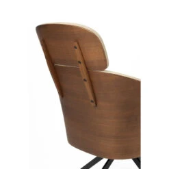 Fauteuil Lounge Rétro Frie Bois Et Simili Cuir | Zuiver -Magasin À Domicile fauteuil lounge retro frie bois et simili cuir zuiver 11