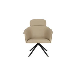 Fauteuil Lounge Rétro Frie Bois Et Simili Cuir | Zuiver -Magasin À Domicile fauteuil lounge retro frie bois et simili cuir zuiver 2