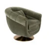 Fauteuil Pivotant Avec Retour Member Style Britanique - Dutchbone -Magasin À Domicile fauteuil pivotant avec retour member style britanique dutchbone