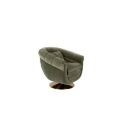 Fauteuil Pivotant Avec Retour Member Style Britanique - Dutchbone -Magasin À Domicile fauteuil pivotant avec retour member style britanique dutchbone 2