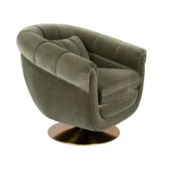 Fauteuil Pivotant Avec Retour Member Style Britanique - Dutchbone
