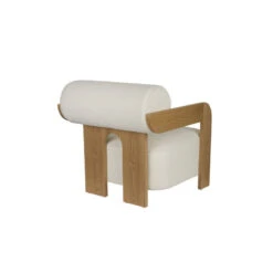 Fauteuil Tissu Et Bois Oolong | Zuiver -Magasin À Domicile fauteuil tissu et bois oolong zuiver 5
