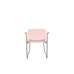 Fauteuils Stacks à Pieds Luges - Lot De 4 -Magasin À Domicile fauteuils stacks a pieds luges lot de 4 4