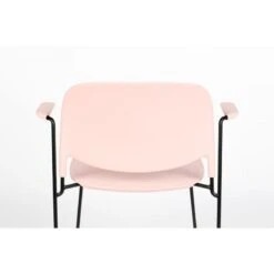 Fauteuils Stacks à Pieds Luges - Lot De 4 -Magasin À Domicile fauteuils stacks a pieds luges lot de 4 6