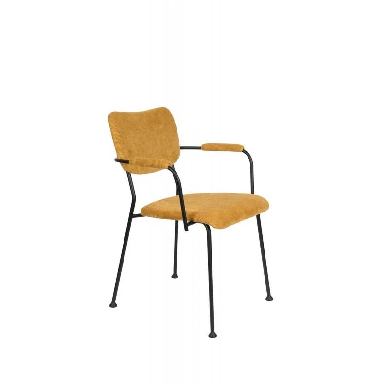 Fauteuils Tissu Benson Zuiver - Lot De 2 5 Fauteuils Tissu Benson Zuiver - Lot De 2 – Image 3