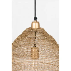 Grande Suspension En Maille Métal Lena -Magasin À Domicile grande suspension en maille metal lena 3