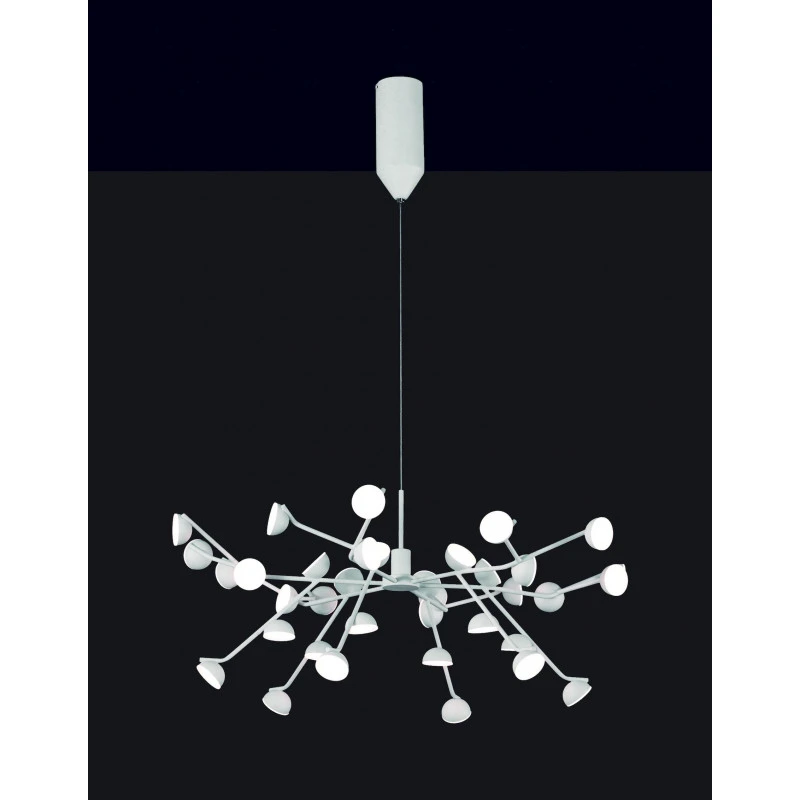 Grande Suspension Moderne ADN Blanche - Mantra 4 Grande Suspension Moderne ADN Blanche - Mantra – Image 2
