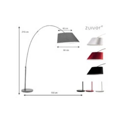 Lampadaire ARC 212 Cm - Zuiver -Magasin À Domicile lampadaire arc 212 cm zuiver 2