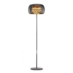Trio Lampadaire Contemporain Vapore En Verre