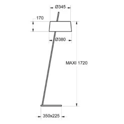 Lampadaire Design- Bolight LS Aluminor -Magasin À Domicile lampadaire design bolight ls aluminor 2