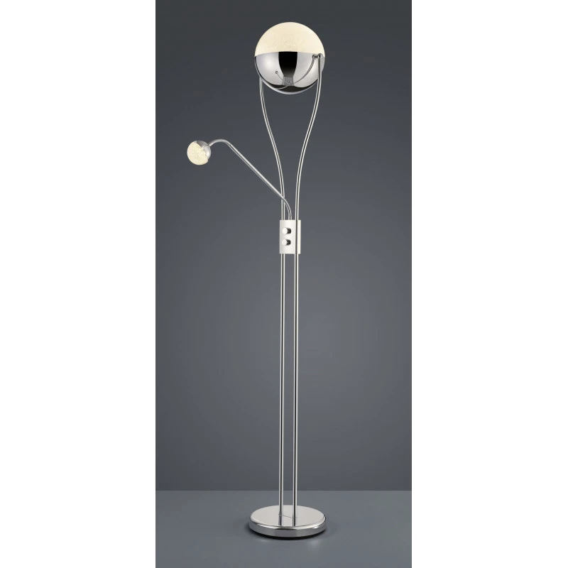 Trio Lampadaire Design LED Deux Globes - Chris 3 Trio Lampadaire Design LED Deux Globes - Chris