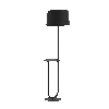 Lampadaire DUO LS T Avec Tablette Ronde - Aluminor