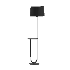 Lampadaire DUO LS T Avec Tablette Ronde - Aluminor