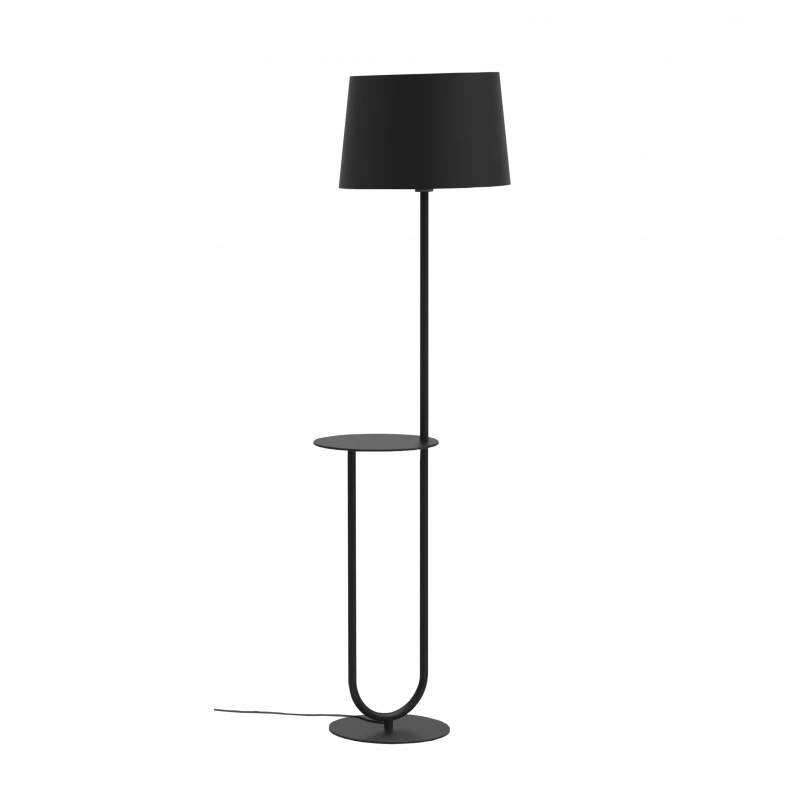 Lampadaire DUO LS T Avec Tablette Ronde - Aluminor 3 Lampadaire DUO LS T Avec Tablette Ronde - Aluminor