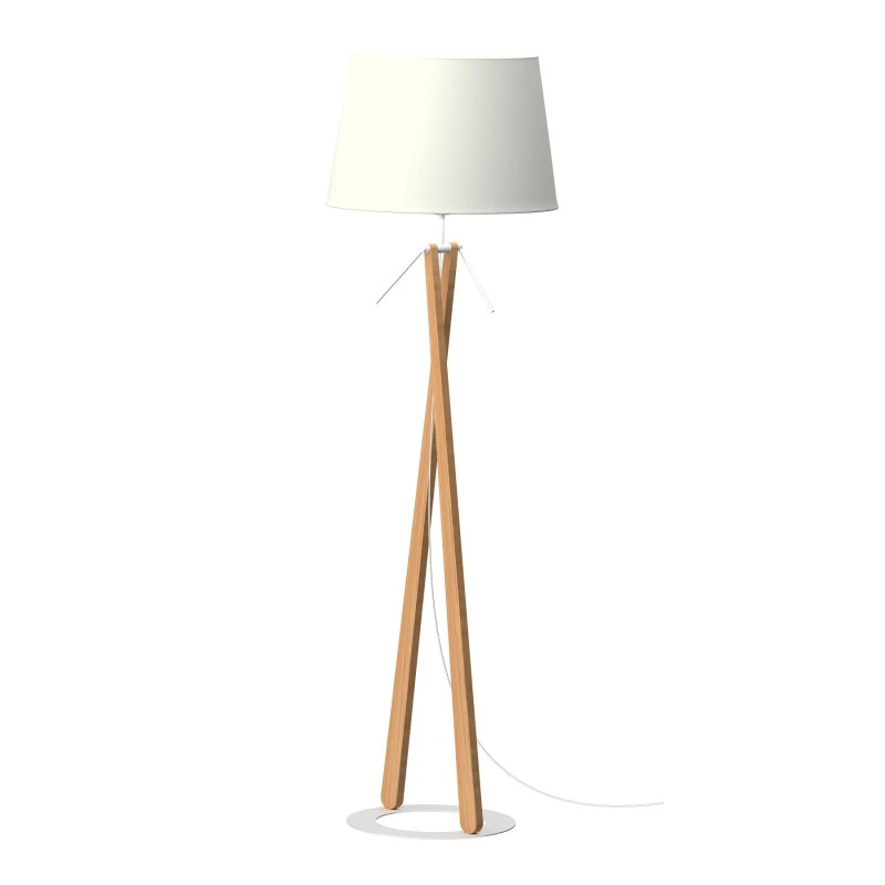 Lampadaire En Bois ZAZOU LS Par Aluminor 3 Lampadaire En Bois ZAZOU LS Par Aluminor