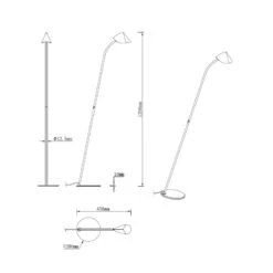 Lampadaire Led Design Capuccina - Mantra 19 Lampadaire Led Design Capuccina - Mantra -Magasin À Domicile lampadaire led design capuccina mantra 8