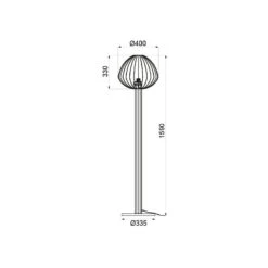 Lampadaire Nuage Beloune LS1 Design Aluminor -Magasin À Domicile lampadaire nuage beloune ls1 design aluminor 3