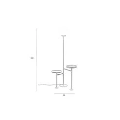 Lampadaire ORION Avec Tablette Et Chargeur - Zuiver 21 Lampadaire ORION Avec Tablette Et Chargeur - Zuiver -Magasin À Domicile lampadaire orion tablette et chargeur zuiver 9