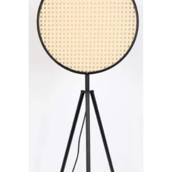 Lampadaire Trépied Sien En Rotin Et Bois - Zuiver -Magasin À Domicile lampadaire trepied sien en rotin et bois zuiver 3