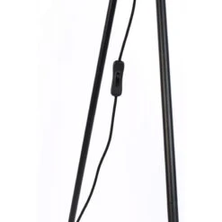 Lampadaire Trépied Sien En Rotin Et Bois - Zuiver -Magasin À Domicile lampadaire trepied sien en rotin et bois zuiver 7