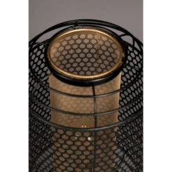 Lampadaire Tube En Métal Perforé Dutchbone - ARCHER -Magasin À Domicile lampadaire tube en metal perfore dutchbone archer 3