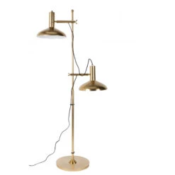 Lampadaire Vintage Laiton KARISH - Dutchbone -Magasin À Domicile lampadaire vintage laiton karish dutchbone 1