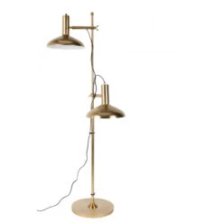Lampadaire Vintage Laiton KARISH - Dutchbone -Magasin À Domicile lampadaire vintage laiton karish dutchbone 2