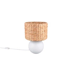 Trio Lampe à Poser 40 Cm Abat-jour En Algue Marine - VINA 12 Trio Lampe à Poser 40 Cm Abat-jour En Algue Marine - VINA -Magasin À Domicile lampe a poser 40 cm abat jour en algue marine vina 1