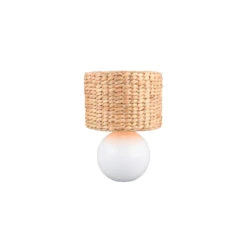 Trio Lampe à Poser 40 Cm Abat-jour En Algue Marine - VINA 13 Trio Lampe à Poser 40 Cm Abat-jour En Algue Marine - VINA -Magasin À Domicile lampe a poser 40 cm abat jour en algue marine vina 2