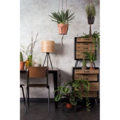 Lampe à Poser Abat Jour Bois Woodland - Dutchbone -Magasin À Domicile lampe a poser abat jour bois woodland dutchbone 5