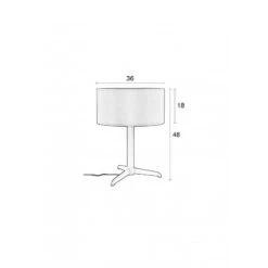 Lampe à Poser Abat-jour Lin Shelby - Zuiver 18 Lampe à Poser Abat-jour Lin Shelby - Zuiver -Magasin À Domicile lampe a poser abat jour lin shelby zuiver 7