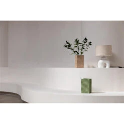 Zuiver Lampe à Poser En Céramique Abat-jour Lin - BIBI -Magasin À Domicile lampe a poser ceramique abat jour lin bibi 2