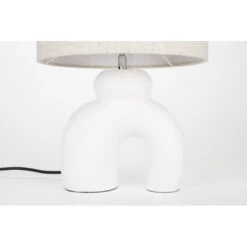 Zuiver Lampe à Poser En Céramique Abat-jour Lin - BIBI -Magasin À Domicile lampe a poser ceramique abat jour lin bibi 7