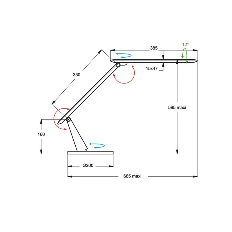 Lampe à Poser Design ZIG Aluminor 5 Lampe à Poser Design ZIG Aluminor – Image 3