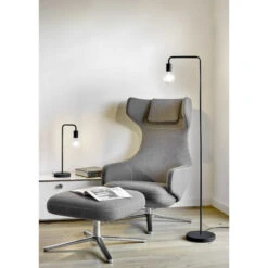 Trio Lampe à Poser Nue En Métal DIALLO -Magasin À Domicile lampe a poser nue en metal diallo 2