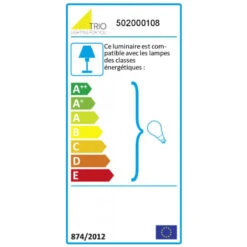 Lampe à Poser Pure Métal Et Verre - Trio -Magasin À Domicile lampe a poser pure metal verre trio 2