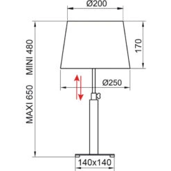 Lampe Bois Chêne Quatro LT - Aluminor -Magasin À Domicile lampe bois chene quatro lt aluminor 2