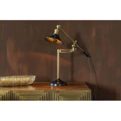 Lampe De Bureau Vintage Articulée Penelope - Dutchbone -Magasin À Domicile lampe de bureau vintage articulee penelope dutchbone 8