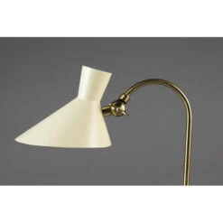 Lampe De Bureau Vintage Ivoire GAIA - Dutchbone -Magasin À Domicile lampe de bureau vintage ivoire gaia dutchbone 4