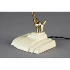 Lampe De Bureau Vintage Ivoire GAIA - Dutchbone -Magasin À Domicile lampe de bureau vintage ivoire gaia dutchbone 8