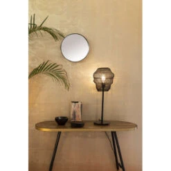 Lampe De Table Bohème En Métal - Lena - Boite à Design -Magasin À Domicile lampe de table boheme en metal lena boite a design 2