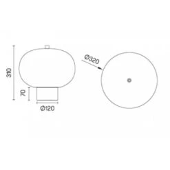 Lampe De Table En Bois Et Verre Ilargi 32 Cm - Leds C4 -Magasin À Domicile lampe de table en bois et verre ilargi 32 cm leds c4 3