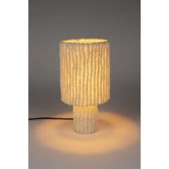 Lampe De Table En Coton Arjun - Boite à Design -Magasin À Domicile lampe de table en coton arjun boite a design 2