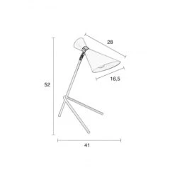 Lampe De Table En Métal Shady - Zuiver -Magasin À Domicile lampe de table en metal shady zuiver 11