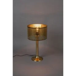 Lampe De Table Laiton Barun - Dutchbone -Magasin À Domicile lampe de table laiton barun dutchbone 2