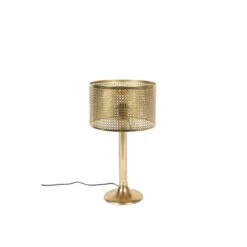 Lampe De Table Laiton Barun - Dutchbone -Magasin À Domicile lampe de table laiton barun dutchbone 4