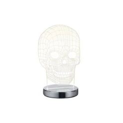 Trio Lampe De Table Led Tête De Mort SKULL -Magasin À Domicile lampe de table led tete de mort skull 2