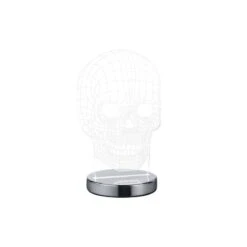 Trio Lampe De Table Led Tête De Mort SKULL